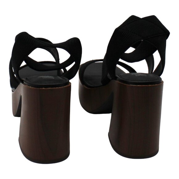Scarlitt Womens Faux Leather Ankle Strap Sandals - Picture 7 of 8